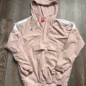 Pink/Cream New Balance Rain Jacket in Large